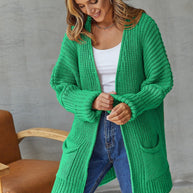 WW | Übergroßer Strickstrickjacke Für Komfortable Styles