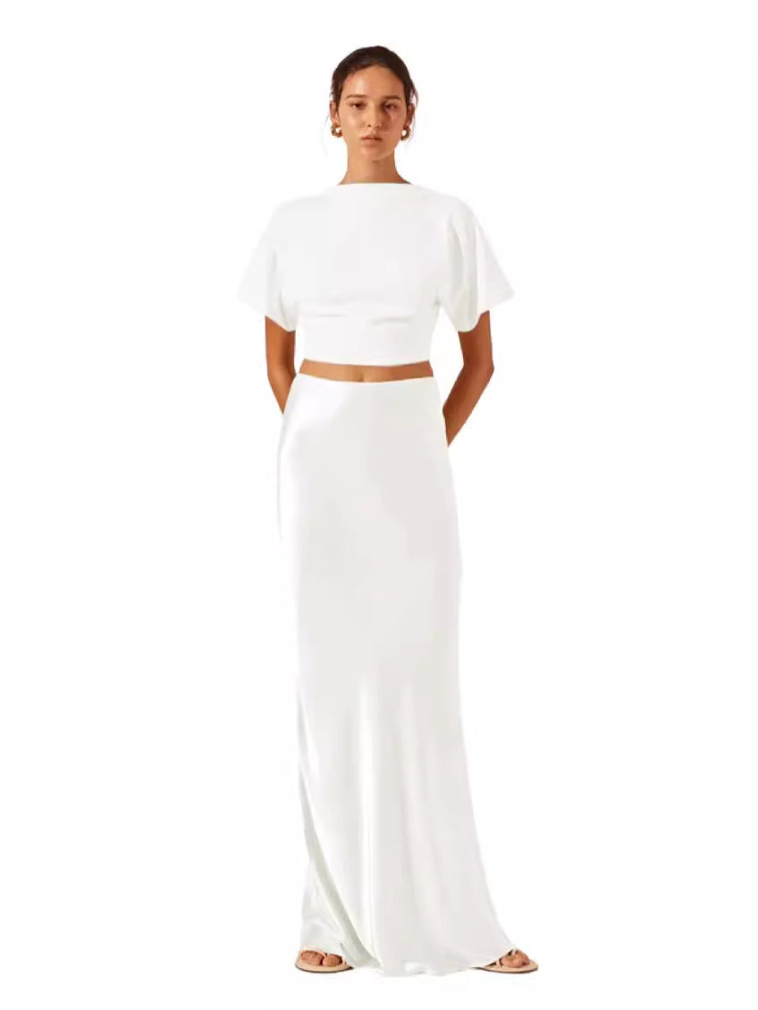 Damen Satinähnliches Abendkleid WW