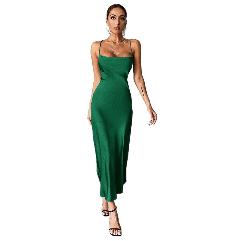 Damen elegante und fließende Abendkleid W&W Mode