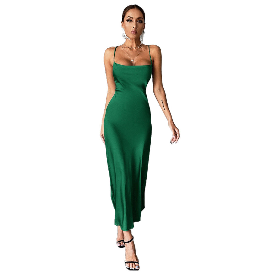 Damen elegante und fließende Abendkleid W&W