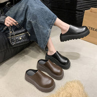 Damen stilvolle Clogs mit hohem Plateau und rutschfester Sohle W&W