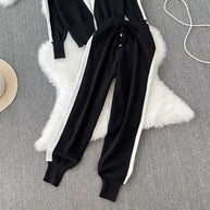 Damen sportliches High-Quality Lounge-Set mit Reißverschluss WW