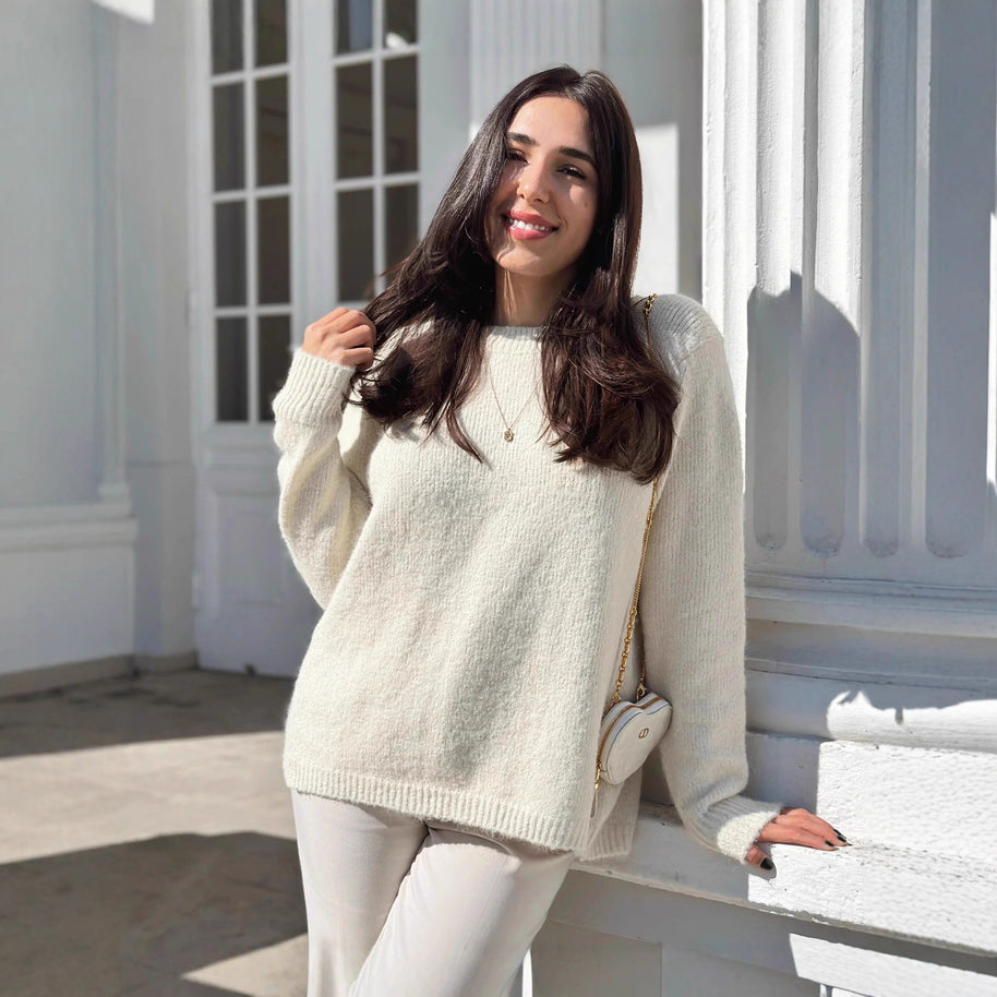 Damen Strickjacke mit dekorativen Schleifen und angeschnittenem Design WW