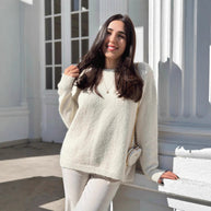 Damen Strickjacke mit dekorativen Schleifen und angeschnittenem Design WW