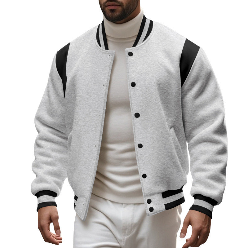 Herren sportliche Collegejacke WW