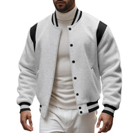 Herren sportliche Collegejacke WW