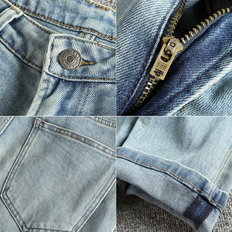 Damen Slim-Fit Jeans im authentischen Vintage-Look mit hohem Bund WW