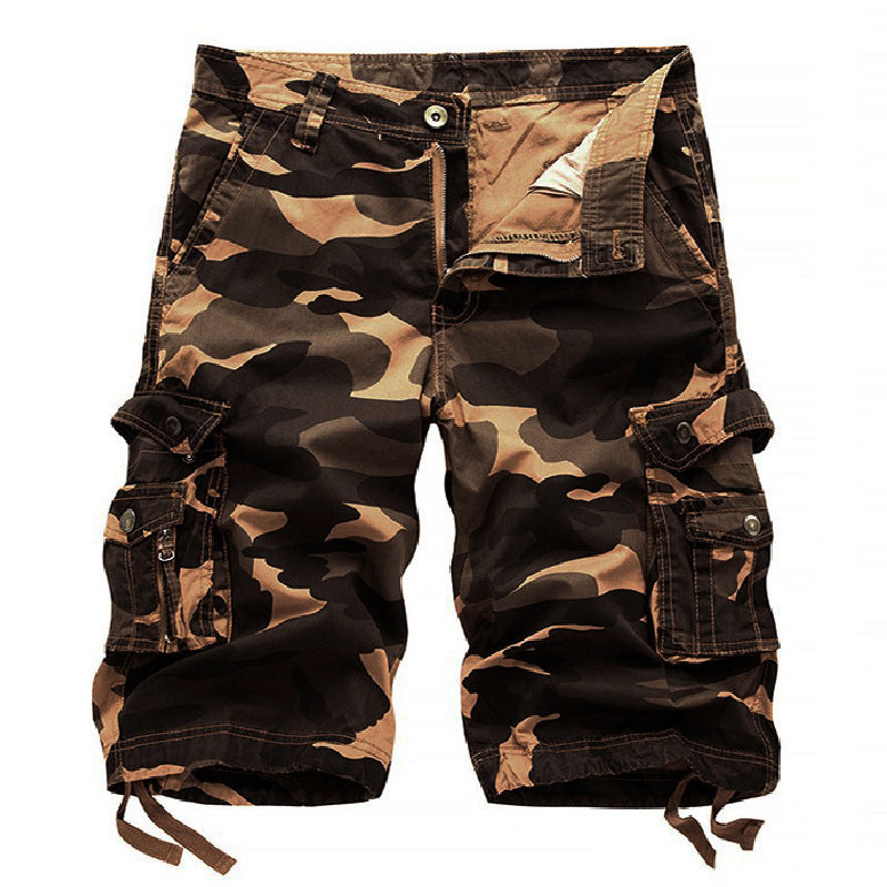 Herren Cargo-Shorts mit Mehrfachtaschen-Nutzungsdesign W&W Mode