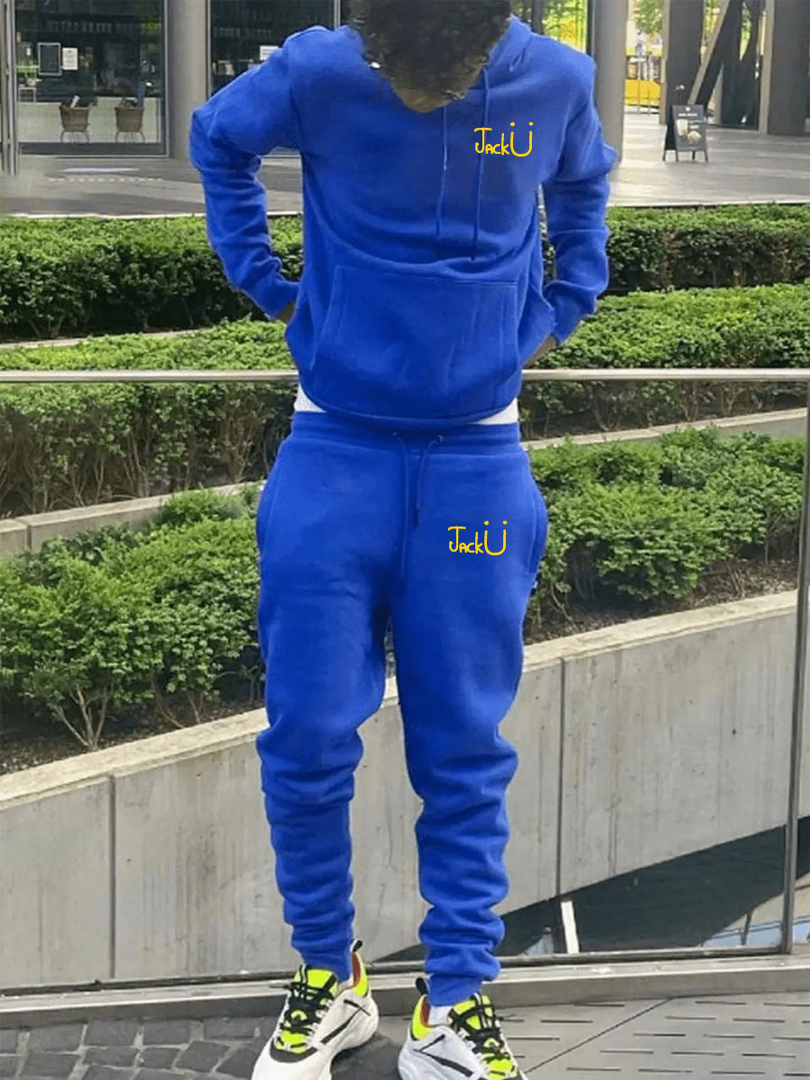 Damen Bequemer Kapuzenpullover und Jogginghose Set WW