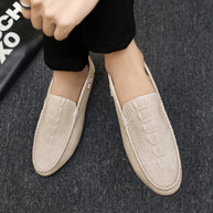 Herren Mokassins aus hochwertigem Leder mit edlem Krokodilmuster WW