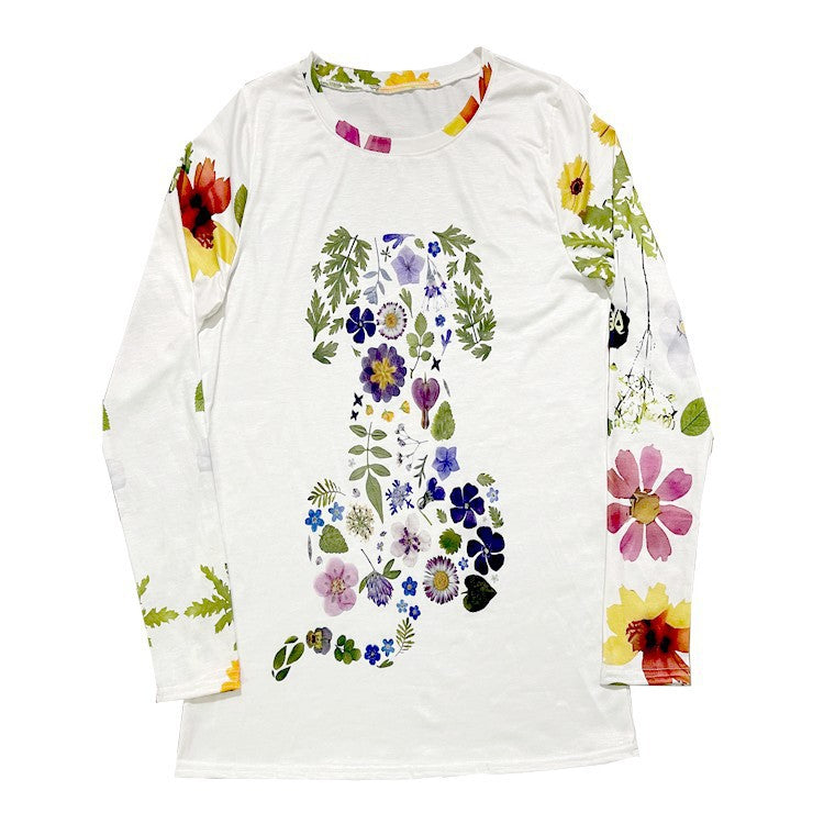 WW | Floral Rundhalsausschnitt T-Shirt