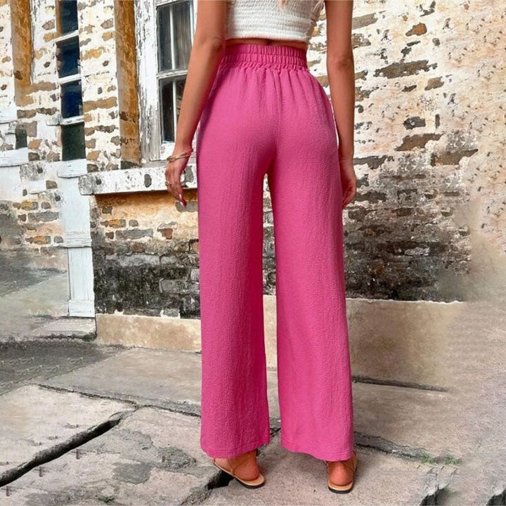 W&W Mode | Farbige Luftige Sommerhosen Damen Mit Weitem Bein Für Frauen