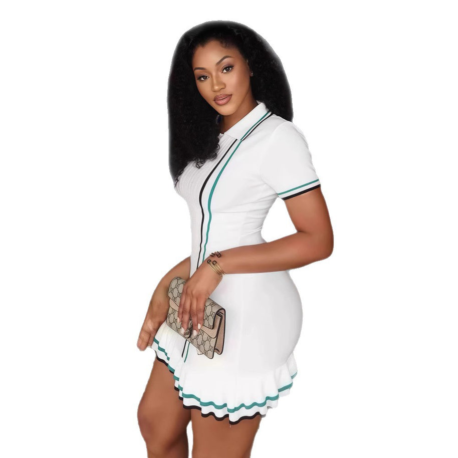 Damen Sportliches Kurzkleid WW