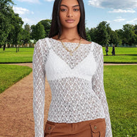 Damen Spitzenoberteil mit eleganter Passform und raffinierten Details WW