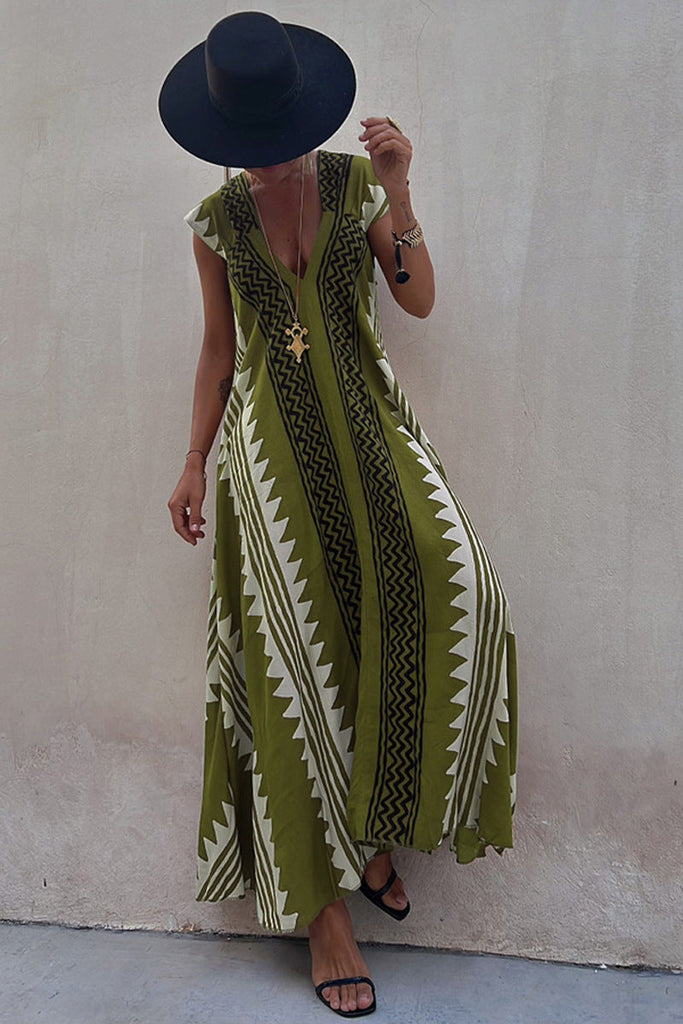 WW | Lässiges Kleid Urlaub Damen Lockeres Kleid