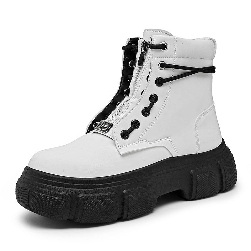 Damen robuste Combat Boots mit rutschfester Sohle und innovativem Schnürsystem WW