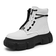 Damen robuste Combat Boots mit rutschfester Sohle und innovativem Schnürsystem WW