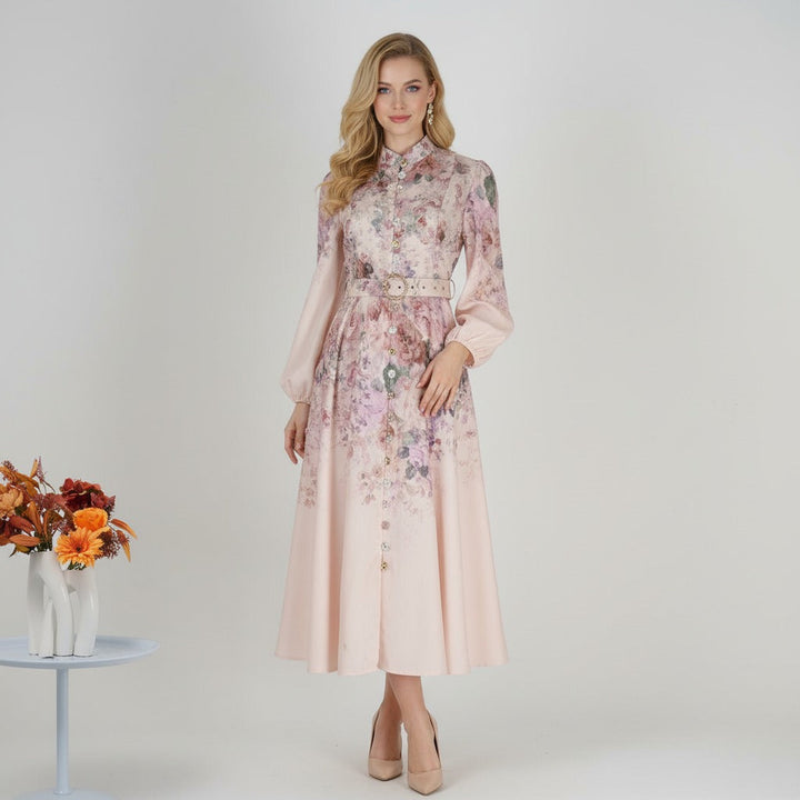 W&W Mode | Midi Hemdkleid Mit Blumendruck