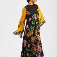 WW | Bedrucktes Dreiviertelarmkleid