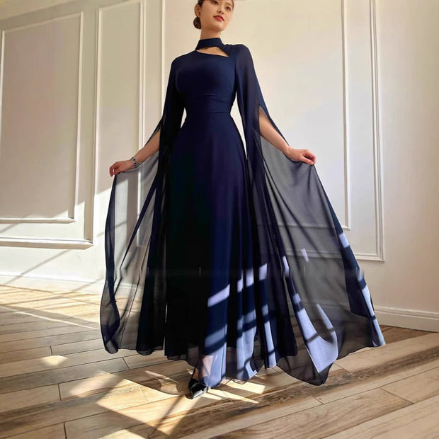 WW | Leichtes Chiffon-Party-Cape