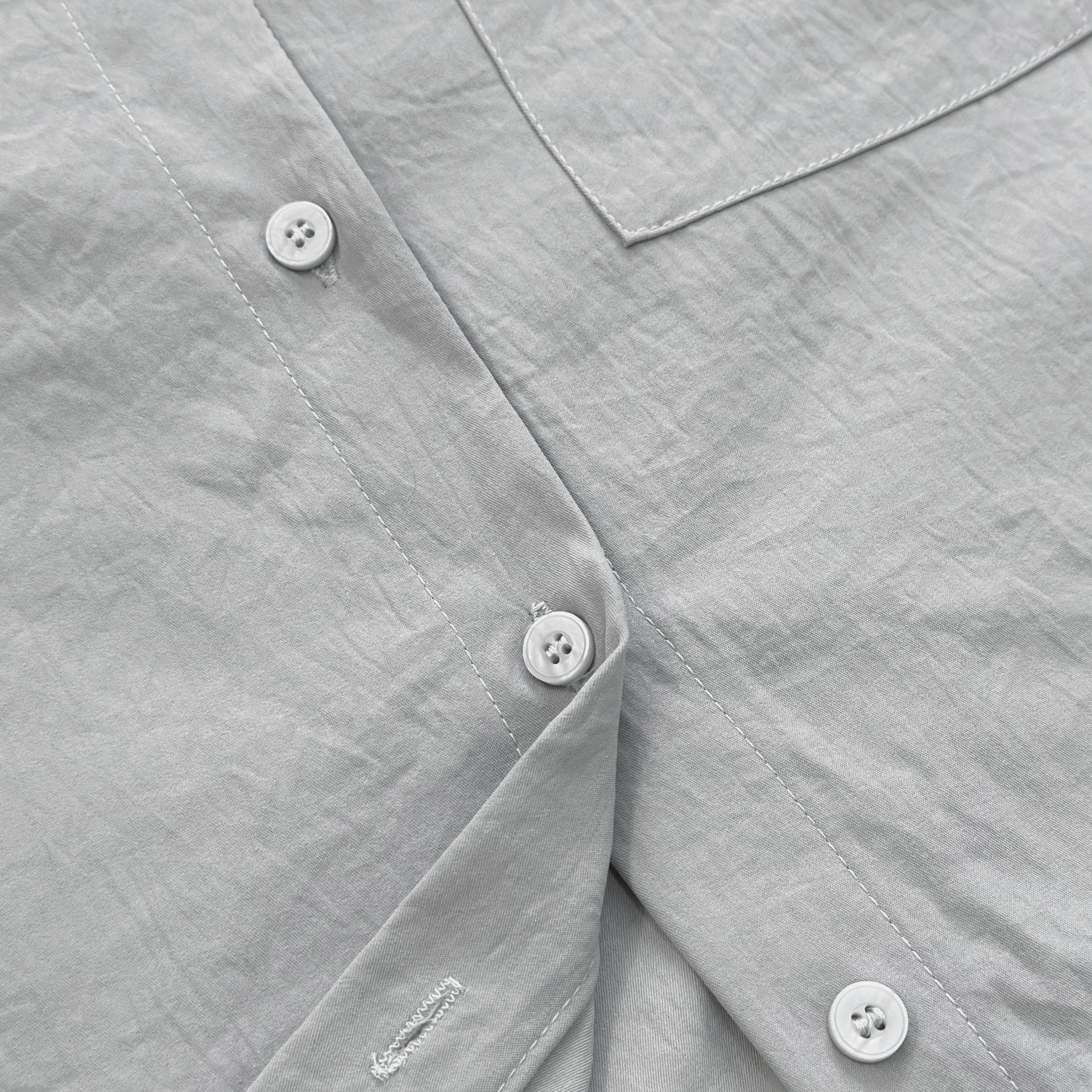 Damen stilvolles Oversized-Hemd und Palazzo-Hose-Set WW