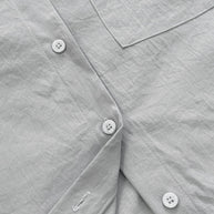 Damen stilvolles Oversized-Hemd und Palazzo-Hose-Set WW