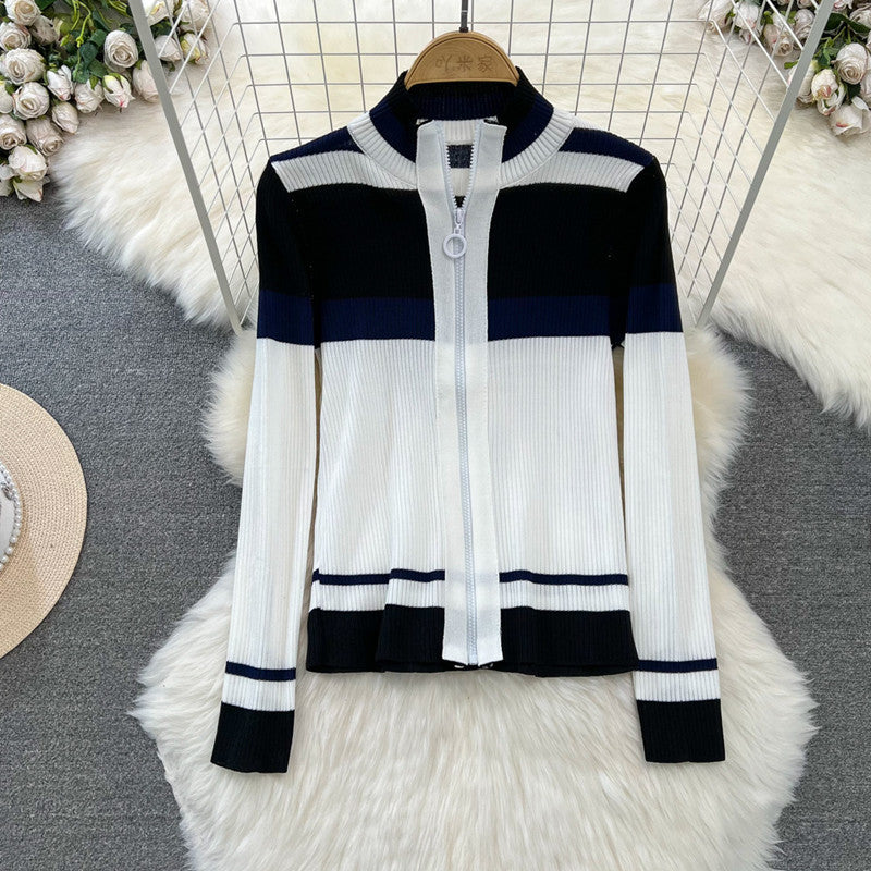 Damen sportliches Cardigan und Schlaghosen-Set WW