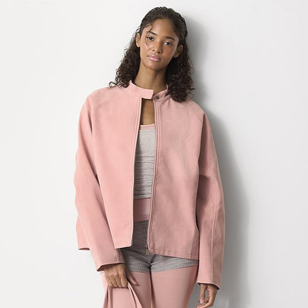 Damen Sportliche Jacke mit modernem Stehkragen und funktionalen Taschen WW