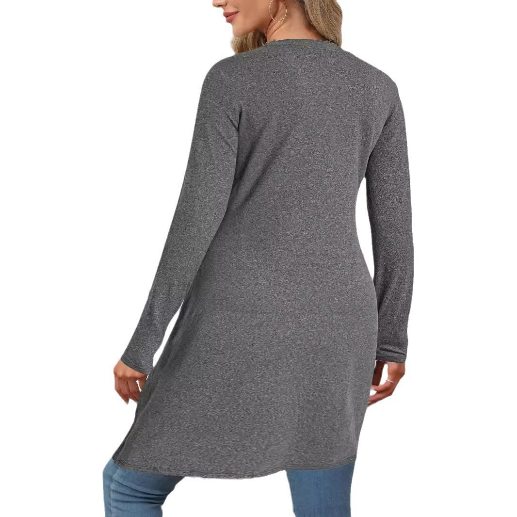 Damen asymmetrisches Langarmshirt WW