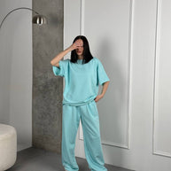Damen Bequemes Lounge-Set aus hochwertigem, atmungsaktivem Material WW
