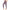Damen Athletische Stretch-Leggings mit hoher Taille und seitlichen Taschen WW