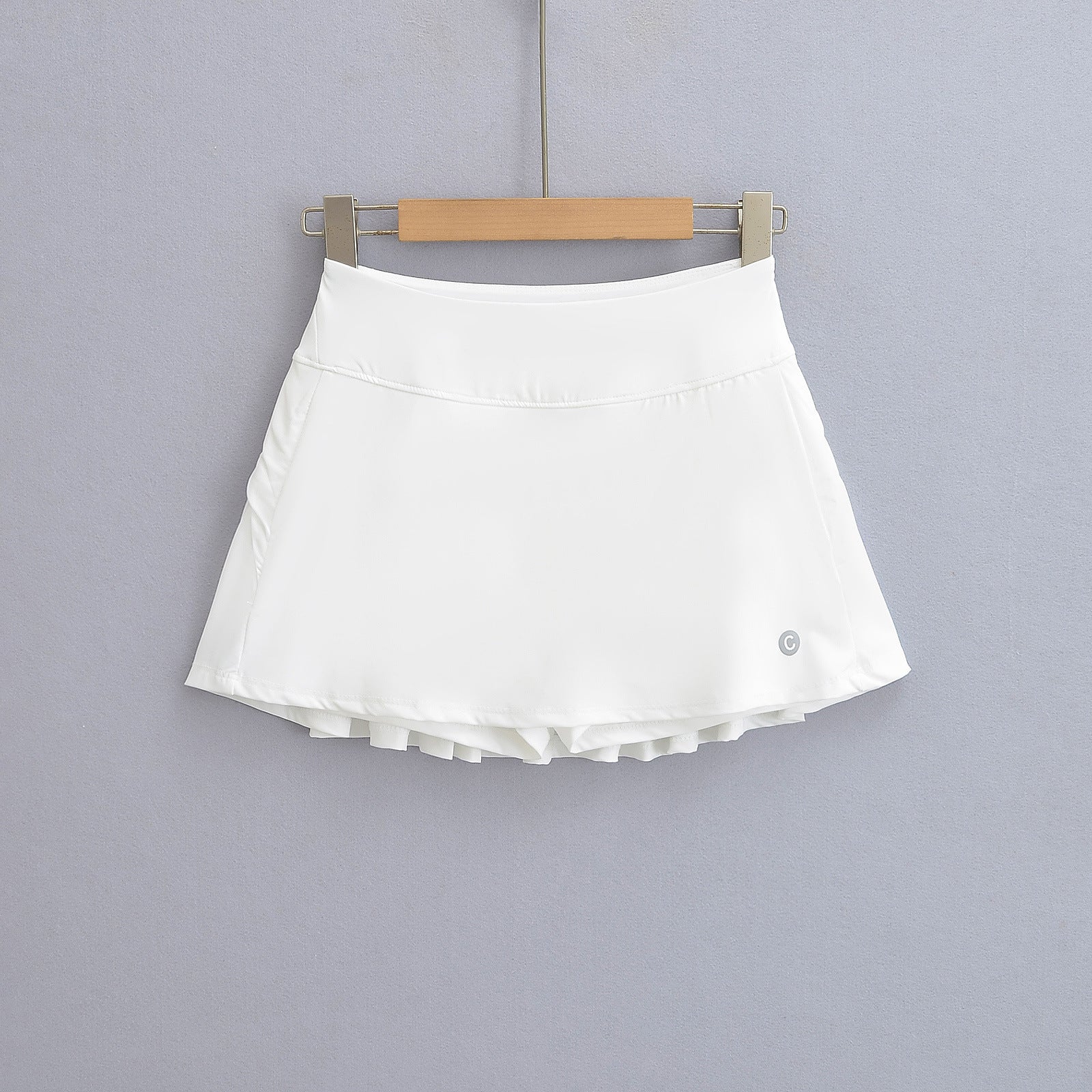 Damen Sportlicher Faltenrock mit integrierten Shorts WW