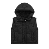 Damen Steppweste mit Kapuze und praktischen Taschen WW