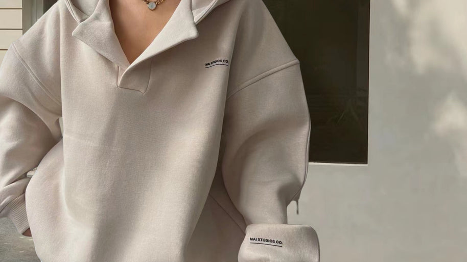 Damen Sportliches Oversized Poloshirt WW
