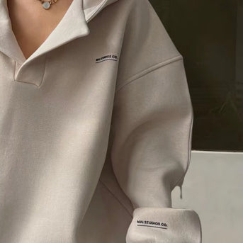 Damen Sportliches Oversized Poloshirt WW