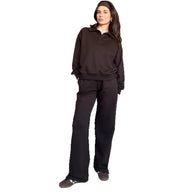 Damen sportlicher Freizeit-Loungewear mit Kragen WW