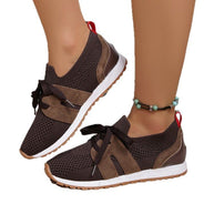 Damen Atmungsaktive Sport-Sneaker mit flexiblem Gummizug und rutschfester Sohle W&W