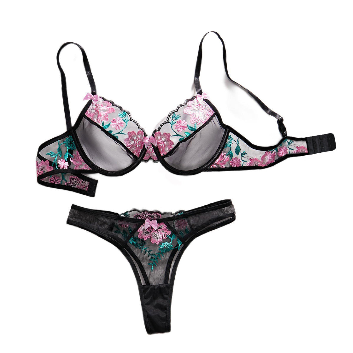 WW-Unterwäsche Zweiteiler mit Kontrastfarben