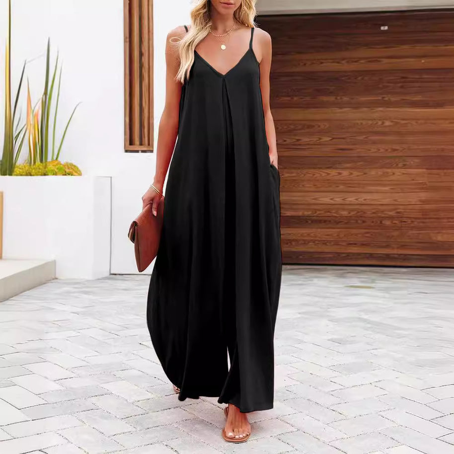 Damen luftiges Maxikleid