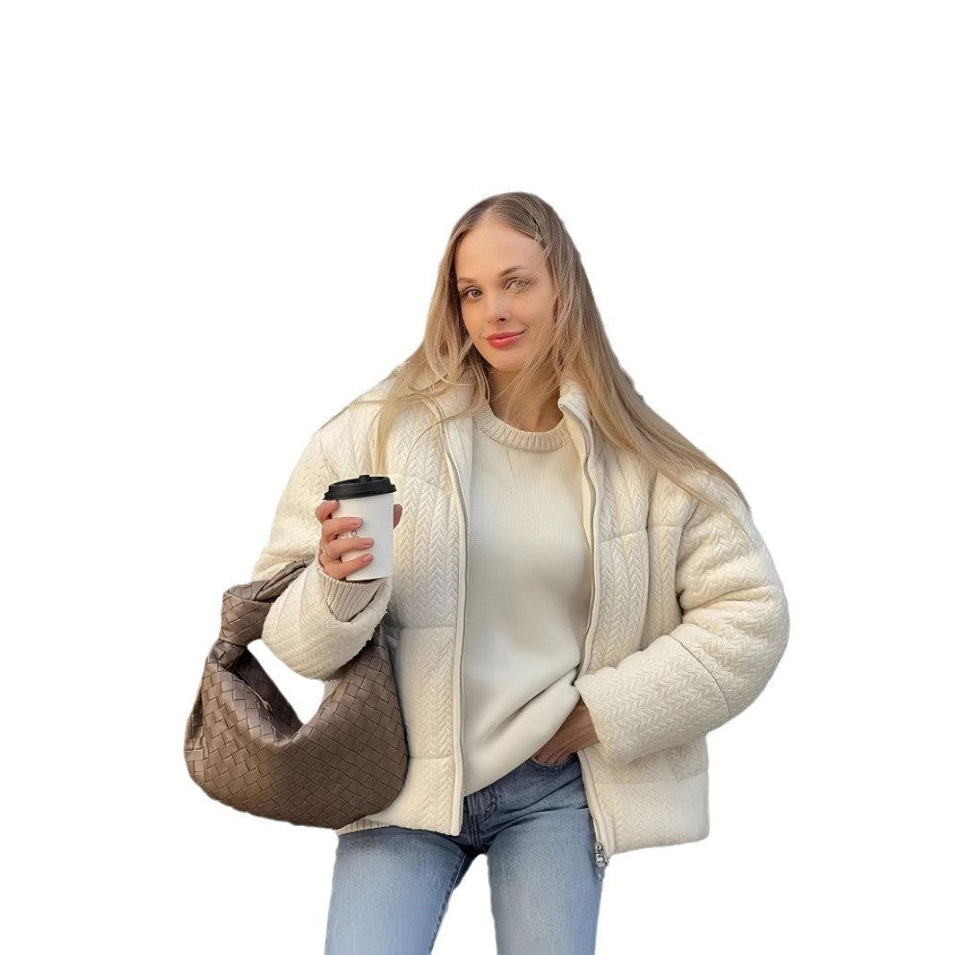 Damen Strick-Steppjacke WW