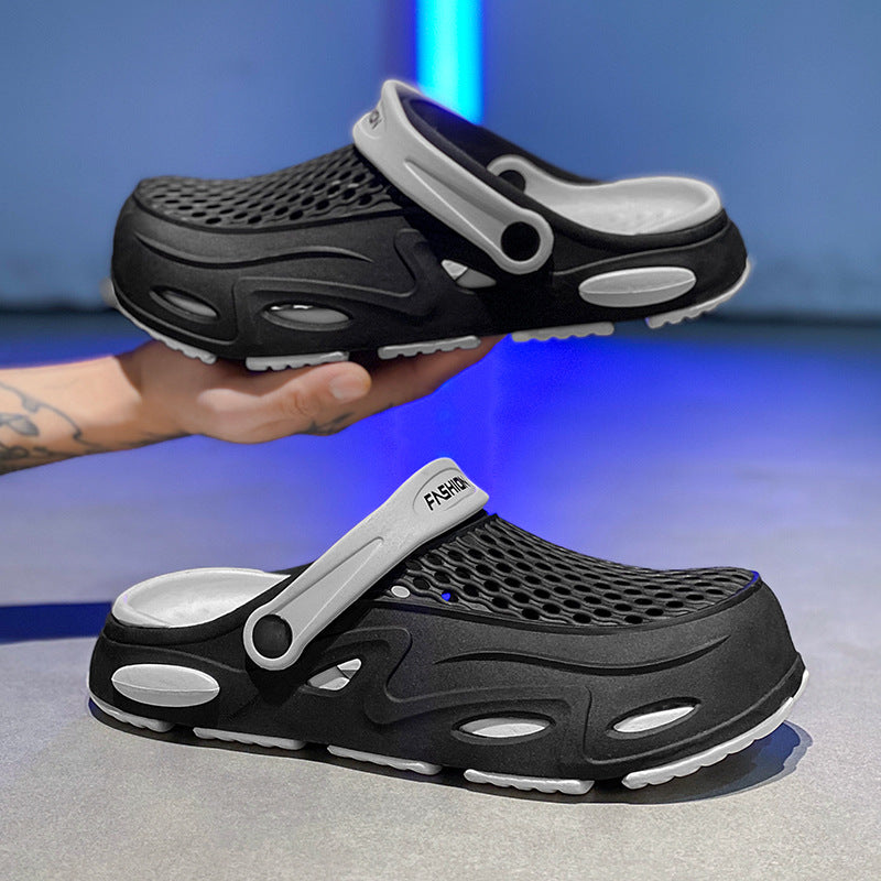 Herren Atmungsaktive Clogs mit verstellbarem Riemen WW