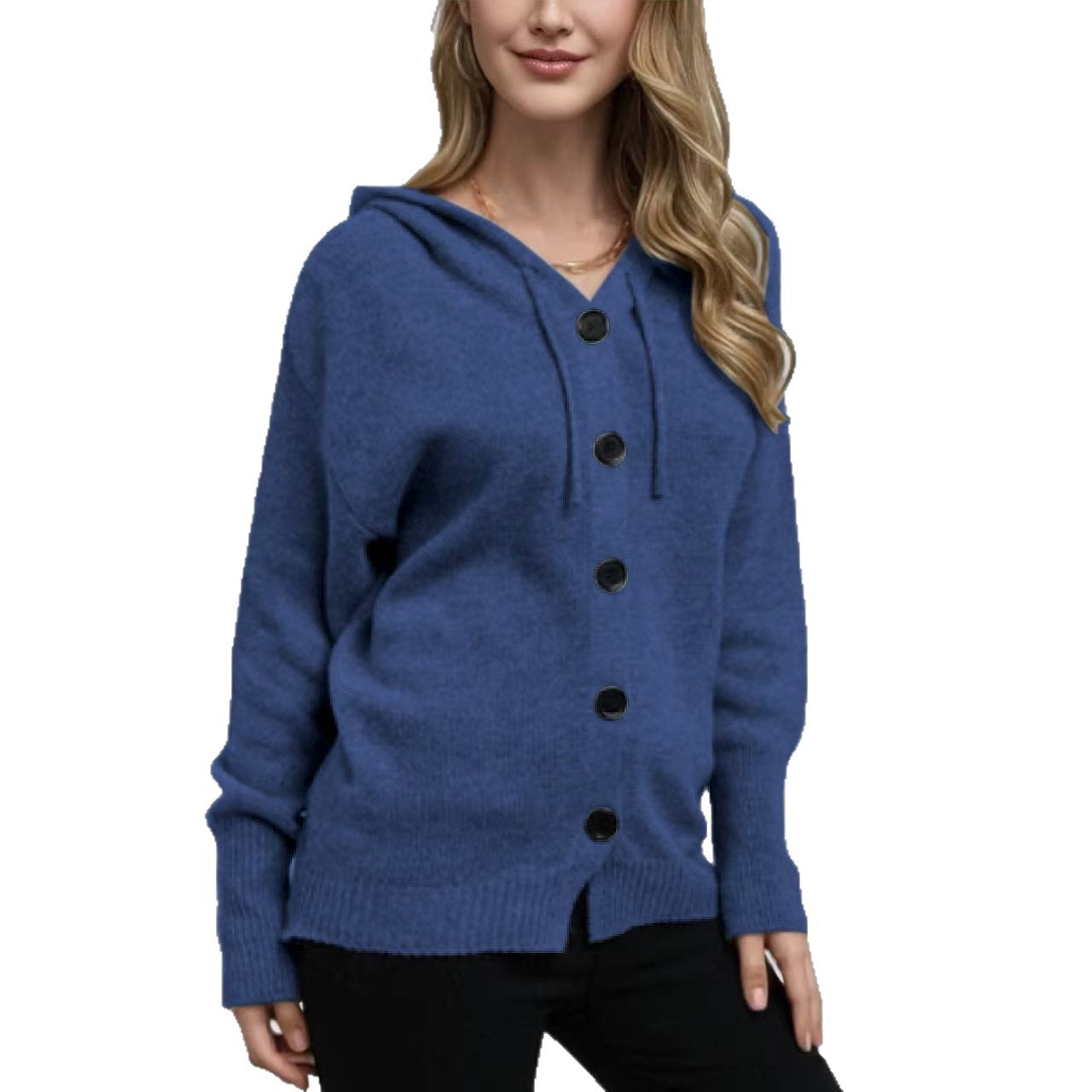 MIA™ - Strickjacke mit Kapuze und Kordelzug