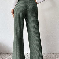 WW | Lockere gestrickte lange Hose
