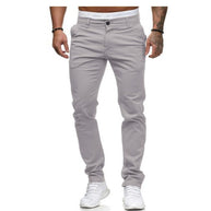 Herren maßgeschneiderte Slim-Fit Chino-Hosen WW