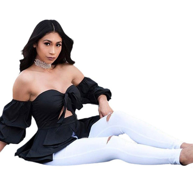 Damen Skinny Jeans mit modischen Riss-Details und hohem Bund WW