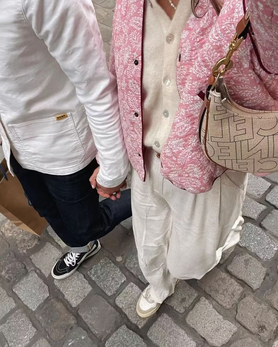WW | Rosa Sommerjacke Mit Print