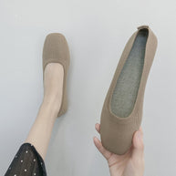 Damen atmungsaktive Ballerinas aus flexiblem Stoff WW