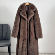 WW | Langer Pelzmantel