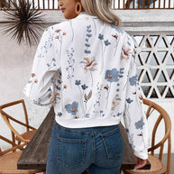 Damen bedruckte Bomberjacke WW