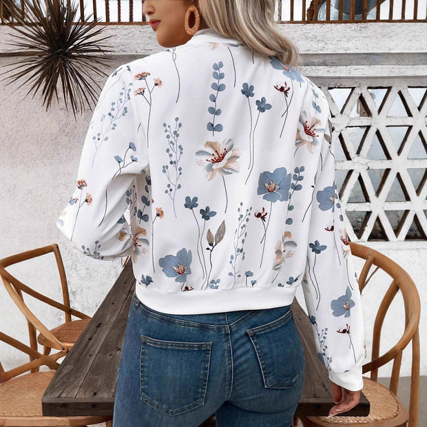 Damen bedruckte Bomberjacke WW